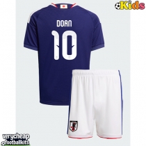 Japan Ritsu Doan #10 Replica Home Minikit World Cup 2026 Short Sleeve (+ pants)